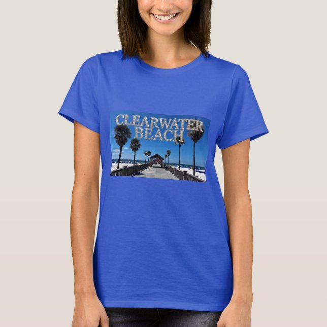 Camiseta Clearwater Beach Florida (Frente)