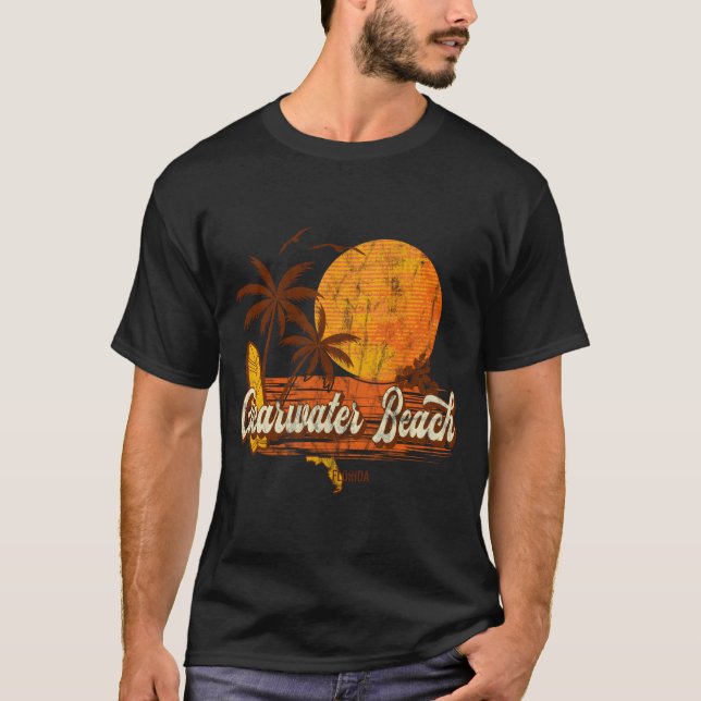 Camiseta Clearwater Beach Florida Fl Beach (Frente)