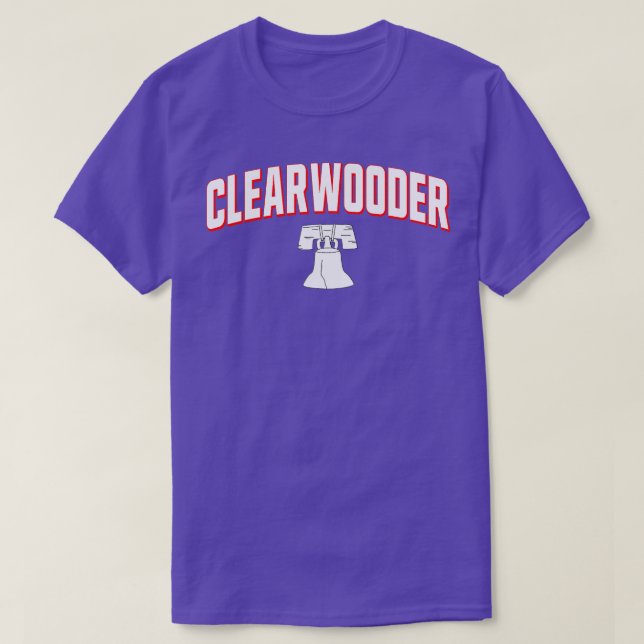 Camiseta Clearwooder Philly Funny Baseball  Clearwater FL S (Frente do Design)