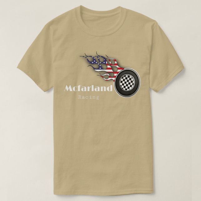 Camiseta Cleetus Mcfarland Racing (Frente do Design)