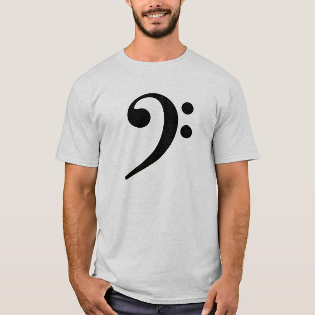 Camiseta Clef baixo preto (Frente)