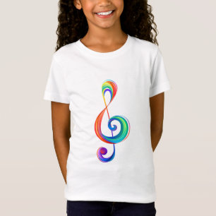 Camiseta Clef (trecho de arco-íris)
