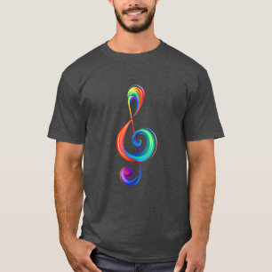 Camiseta Clef (trecho de arco-íris)