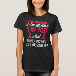 Camiseta Cleft Palate Lip Grandma 700 Forte Consciência
