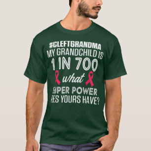 Camiseta Cleft Palate Lip Grandma 700 Forte Consciência 