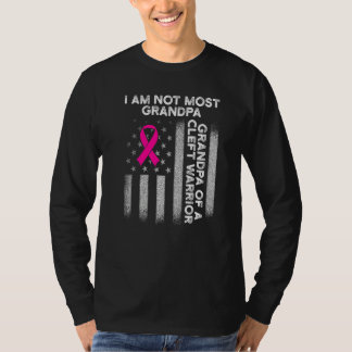 Camiseta Cleft Palate Lip Maioria do vovô forte consciência