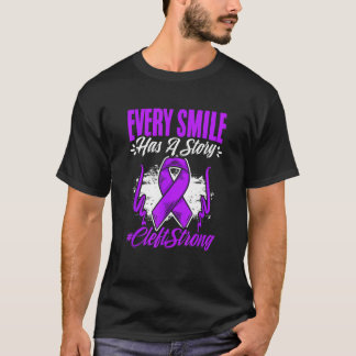 Camiseta Cleft Strong Cleft Warrior Cleft Craniofacial Awar