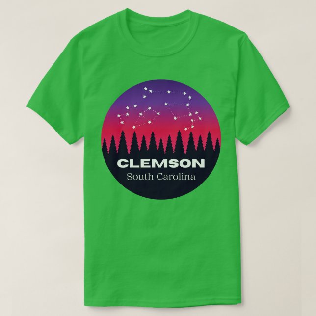 Camiseta Clemson South olina Tourist Souvenir (Frente do Design)