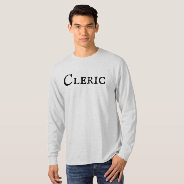 Camiseta "Cleric" de Homens (Frente Completa)