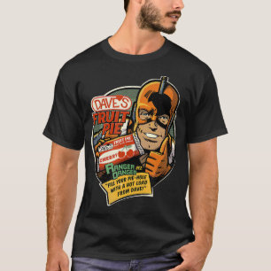 Camiseta Clerks III Vintage, Fruta do Perigo de Ranger de P