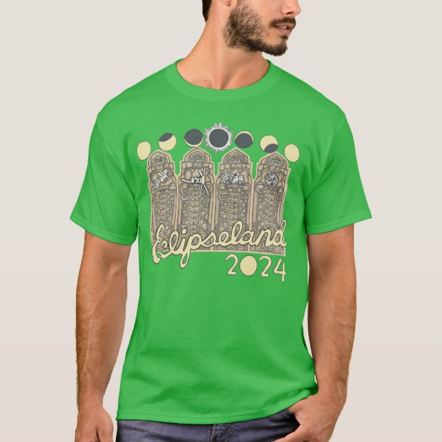 Camiseta Cleveland Eclipseland T-Shirt (verde) (Frente)