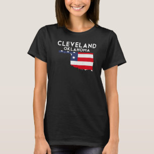 Camiseta Cleveland EUA State America Viagem Oklahoman Premi