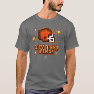 Camiseta CLEVELAND GANHA! - Retro 8 Bits