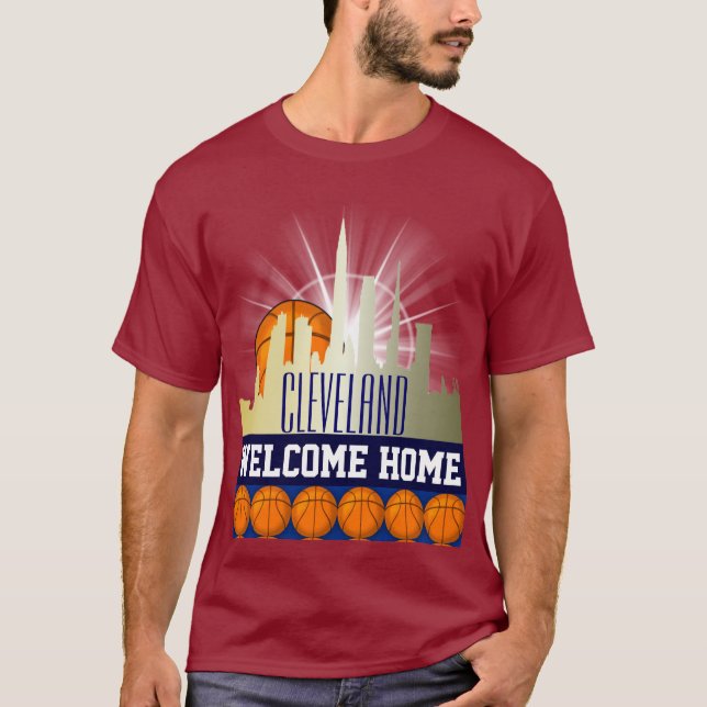 Camiseta Cleveland, Ohio - Bem-vindos ao lar - srf (Frente)