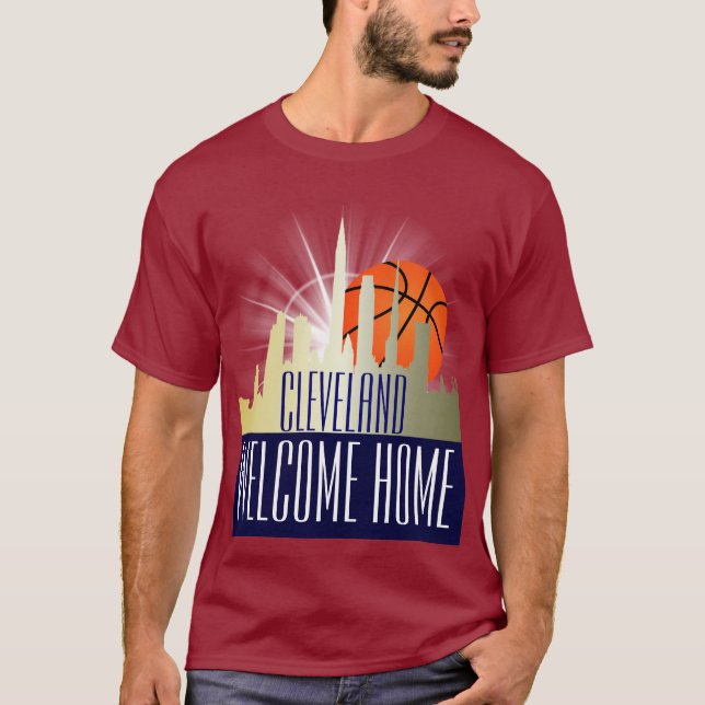 Camiseta Cleveland, Ohio - Bem-vindos ao lar - srf (Frente)
