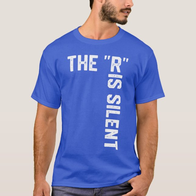 Camiseta Clever Sarcastic Grammar Humor Sayinghe R is Silen (Frente)