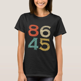 Camiseta Clic Estilo Vintage 86 45 Anti Trump