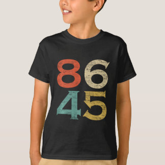 Camiseta Clic Estilo Vintage 86 45 Anti Trump