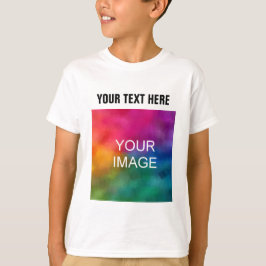 Camiseta Cliente Adicionar Imagem Fotografia Crianças de Te