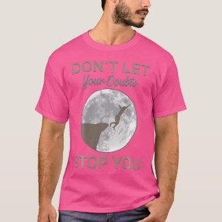 Camiseta Cliff Diving Não Deixe Suas Dúvidas Pararem De Mer