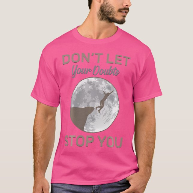 Camiseta Cliff Diving Não Deixe Suas Dúvidas Pararem De Mer (Frente)