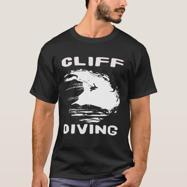 Camiseta cliff diving Sunset or Cliff Jumping or High Divin (Frente)