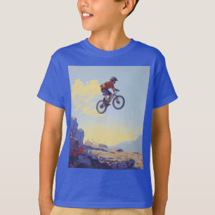 Camiseta Cliff Jumping BMXer- Design do Cavaleiro BMX