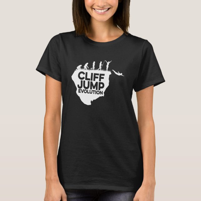 Camiseta Cliff Jumping Evolution Graphic Cliff Jumper Tombs (Frente)