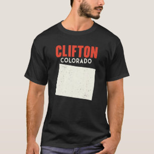 Camiseta Clifton Colorado USA State America Travel Colorado