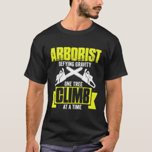 Camiseta Clim de Corte de Árvore Lumberjack Trabalhando em