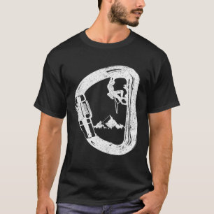 Camiseta Clim-de-Montanha Montanheira de Montanha Escala de