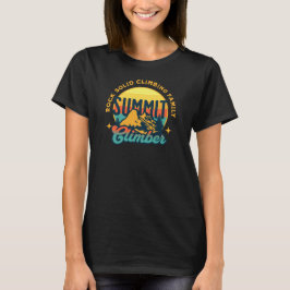 Camiseta Clima da Cúpula Familiar de Escalada de Rock Solid