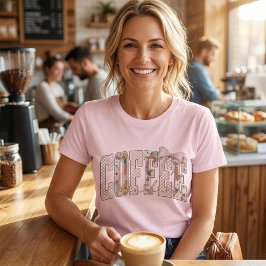 Camiseta Clima de café. Amante de café. 