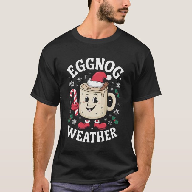 Camiseta Clima de Leite de Coco Natal Natal Retro (Frente)