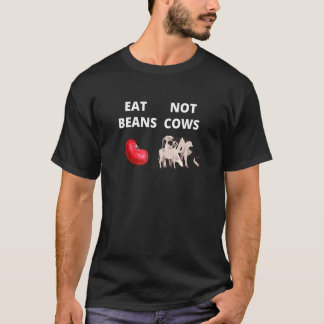 Camiseta Clima Design Coma Feijão Não Vacas Vegetariano Veg