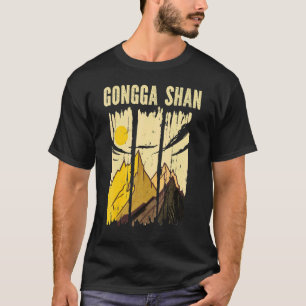 Camiseta Clima do Pico de Montanha Gongga Shan