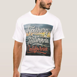 Camiseta clima do sul da califórnia inundação