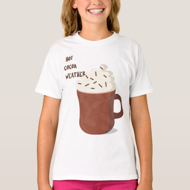 Camiseta Clima quente com cacau (Frente)