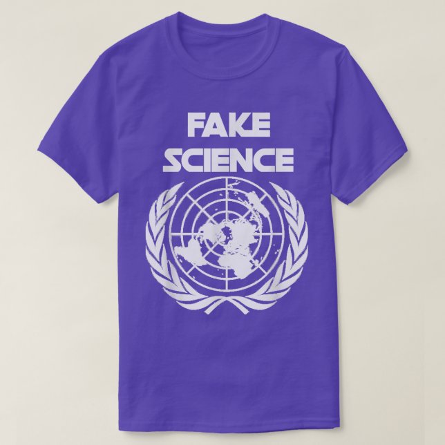 Camiseta Climate Change Fake Science UN Political Humor  (Frente do Design)