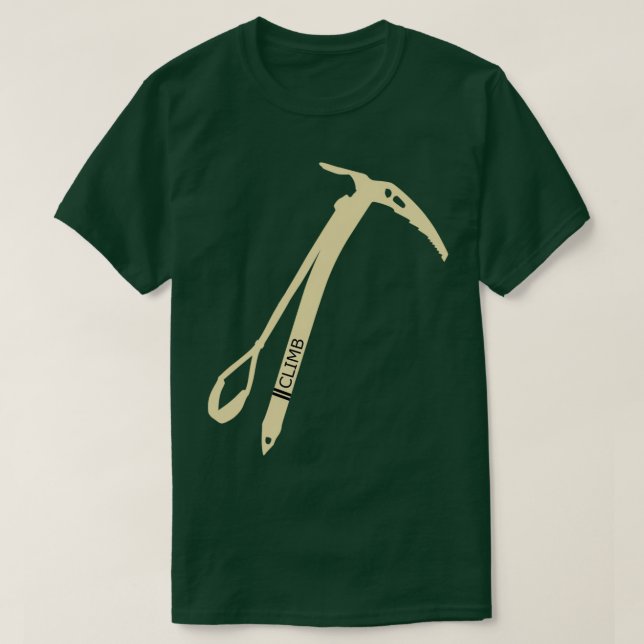 Camiseta Climb Ice Axe (Frente do Design)