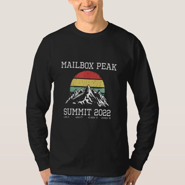 Camiseta Climbed Mailbox Peak Summit 2022 Hike Washington S (Frente)