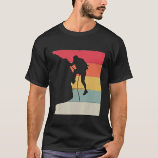 Camiseta Climber Climbing Bouldering Free Speed Solo Vintag
