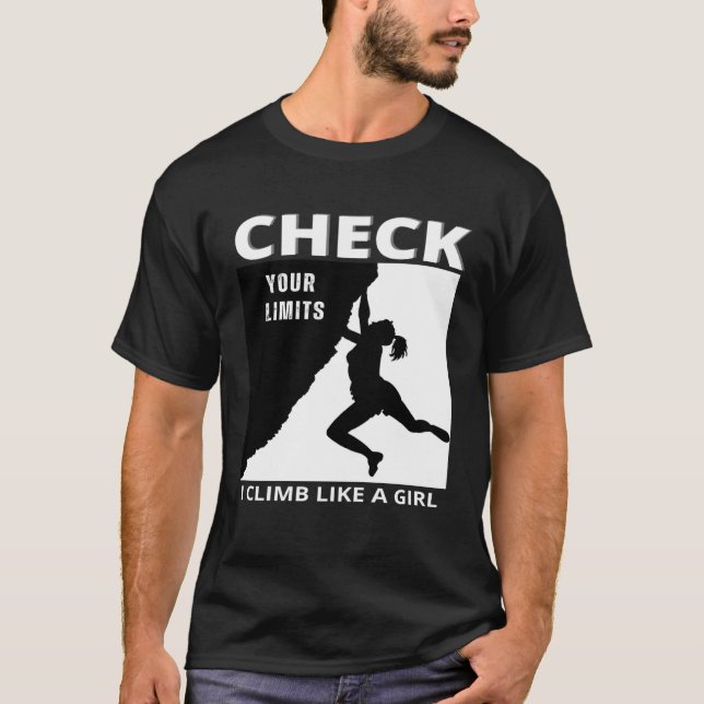 Camiseta Climbing For Women Girls and Kids Who Love Climbin (Frente)