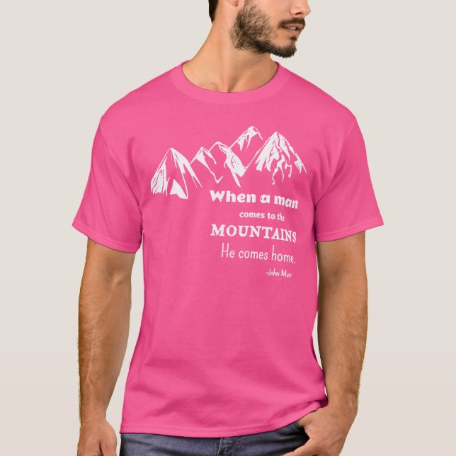 Camiseta Climbing Mountain Rock Climber For Men (Frente)