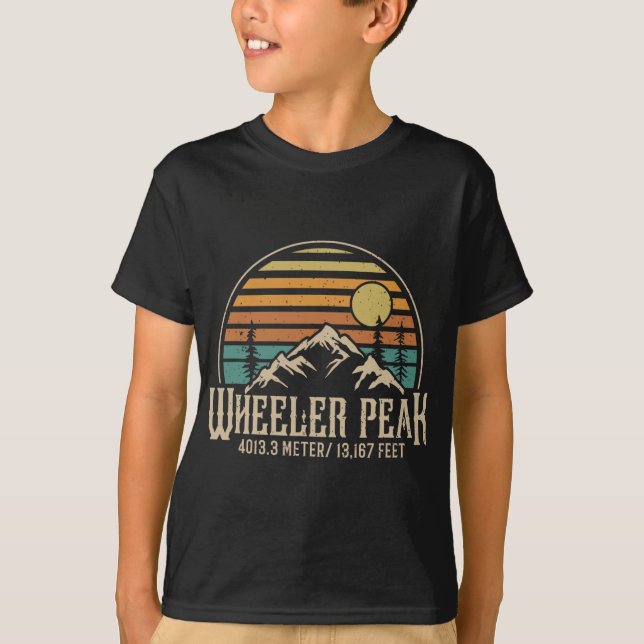 Camiseta Climbing New Mexico Hiking Mountain Wheeler Peak  (Frente)