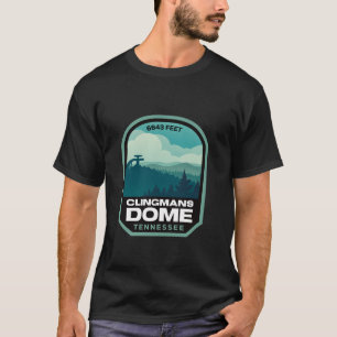 Camiseta Clingmans Dome Enfumaçado Mountain Tennessee Long 