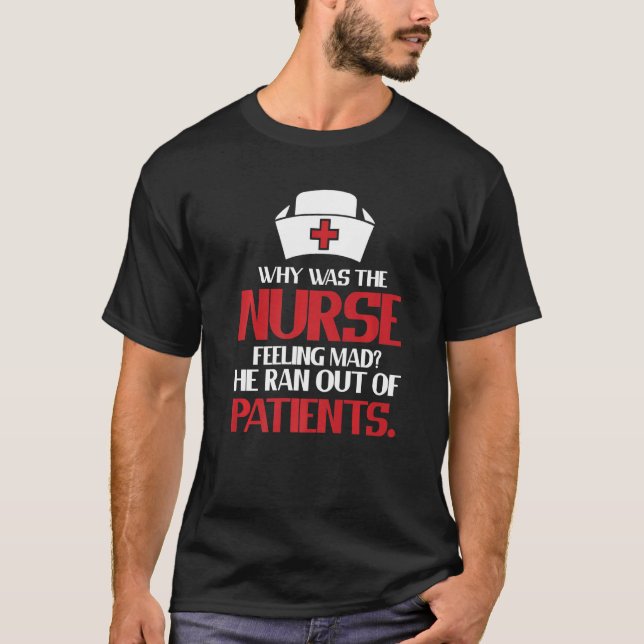 Camiseta Clinic Hospital Mad Nurse Joke  Healthcare Registe (Frente)