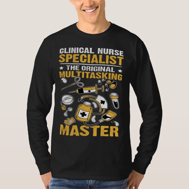 Camiseta Clinical Nurse Specialist Original Multitasking Ma (Frente)