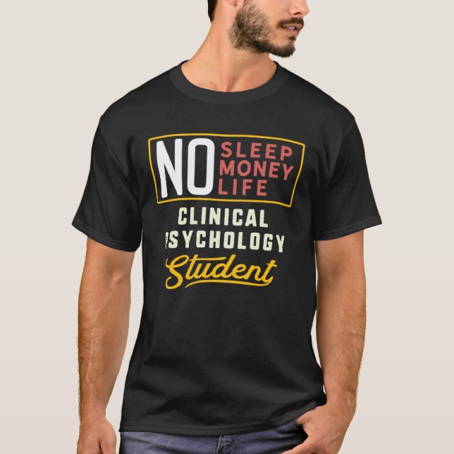 Camiseta Clinical Psychology Major Studen Graduation (Frente)
