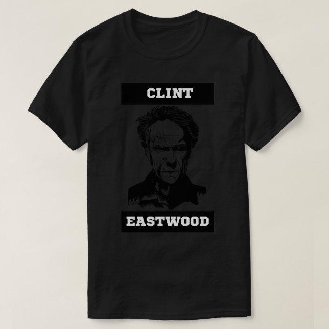 Camiseta Clint Eastwood 47 (Frente do Design)